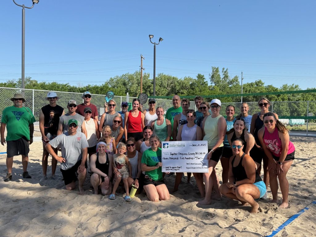 Together Cheynne County-TAP- Sand volleyball court check presentation